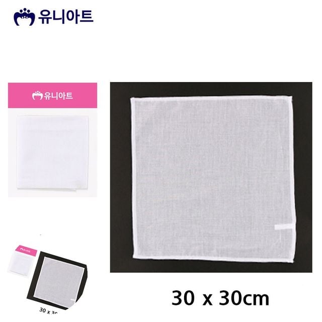 손수건만들기 가제손수건 천 면손수건 1장 30cm