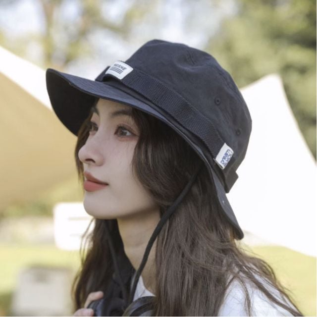 (골라가게) 사파리 여름 모자 컬러라인 버킷햇 선캡 - 이미지 3