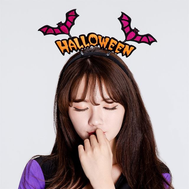 할로윈로고머리띠(박쥐)