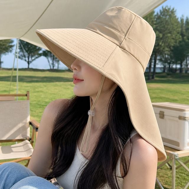 여름 사파리 벙거지 모자 햇빛 플랩캡 버킷햇 자외선 차단 여행용 햇빛모자 - 이미지 1