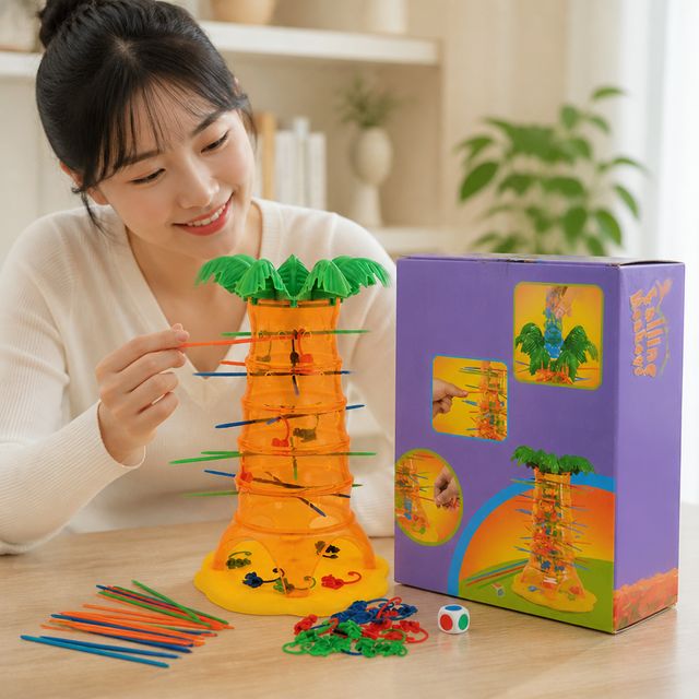 폴링몽키즈 장난감 젠가 게임 보드게임 원숭이 떨어뜨리기 놀이