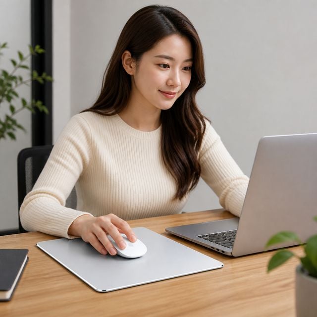 마우스패드 사무실 책상 게이밍 패드 금속제 액세서리