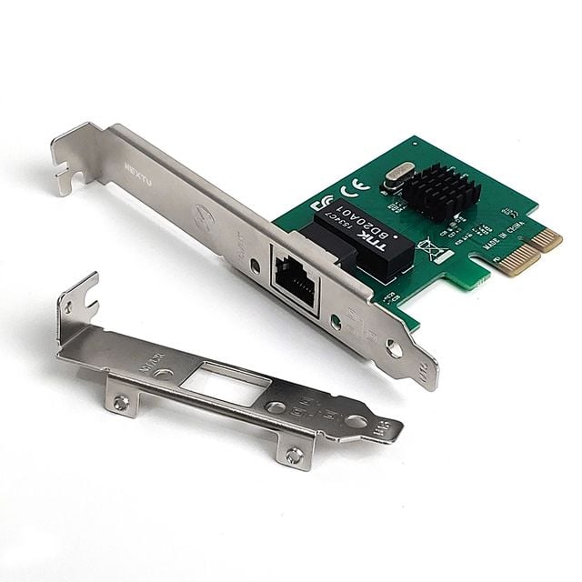 1포트 1G 기가비트 유선 랜카드 PCI-E 리얼텍칩셋 RJ45 랜포트 이더넷 MDI PC 컴퓨터 메인보드 인터넷 확장