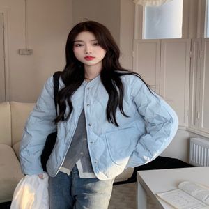 여성 얇은 겨울 방한 패딩 - 날씬해보이는 스카이 점퍼 - 이미지 2