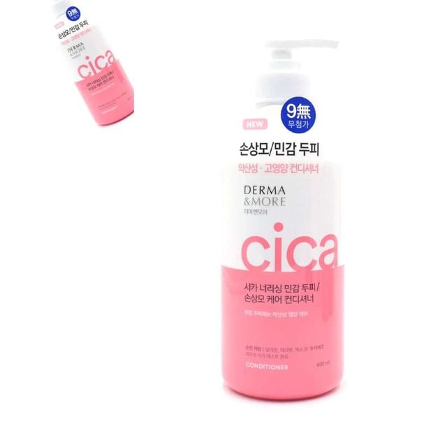더마앤모어 시카너리싱 민감두피 손상모 컨디셔너 600 헤어샴푸 제거샴푸 관리 손상머리샴푸