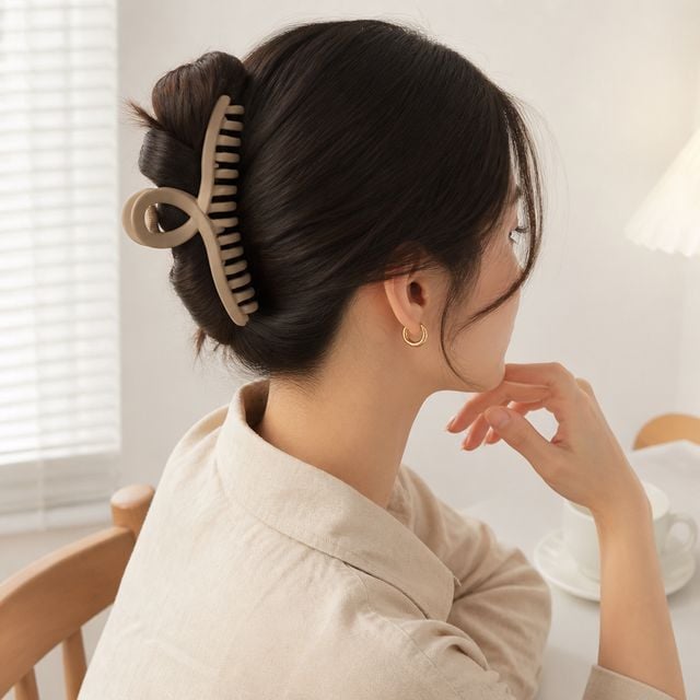 헤어집게핀 꼬임 스타일 여자 머리핀 13cm 올림머리 고정핀 - 이미지 1
