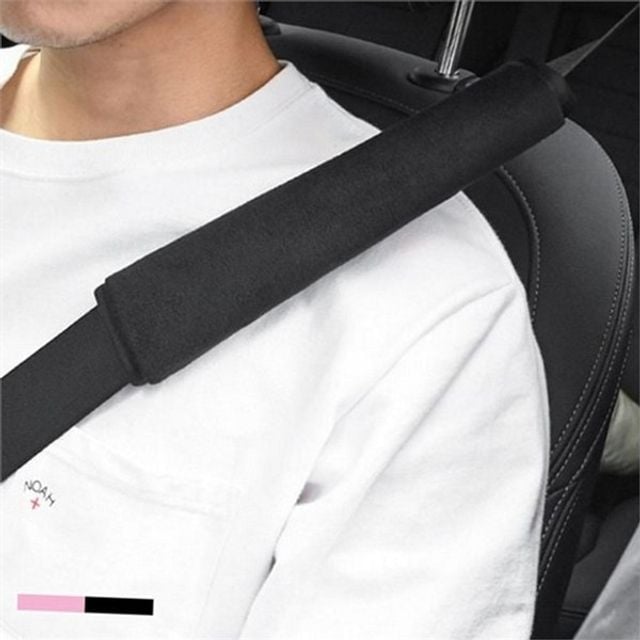 차량용 안전 벨트 커버 2P 자동차 안전 벨트 커버 벨벳 보호대 사계절 쿠션 어깨 패드