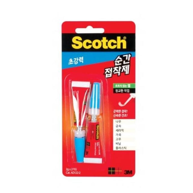 3M 초강력순간접착제(젤)(2gx2)