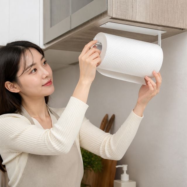 부착식 거치대 주방 걸이 수납 정리대