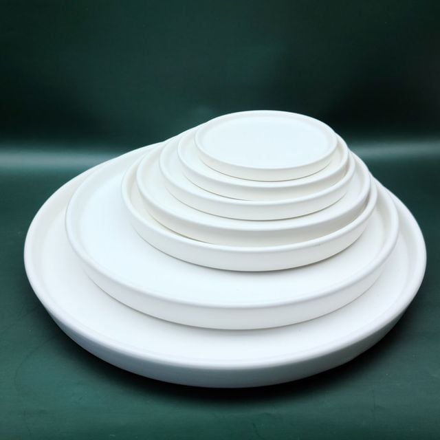 모던 도기 화분 받침 D15 내경 15cm 화이트