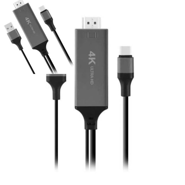플레이 온 타입C to HDMI 미러링 케이블 엑토 미러링케이블 유선미러링 HDMI케이블 핸드폰TV연결
