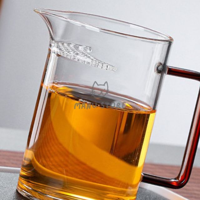 투명티포트 홍차티포트 내열유리 거름망 숙우 400ml 레드
