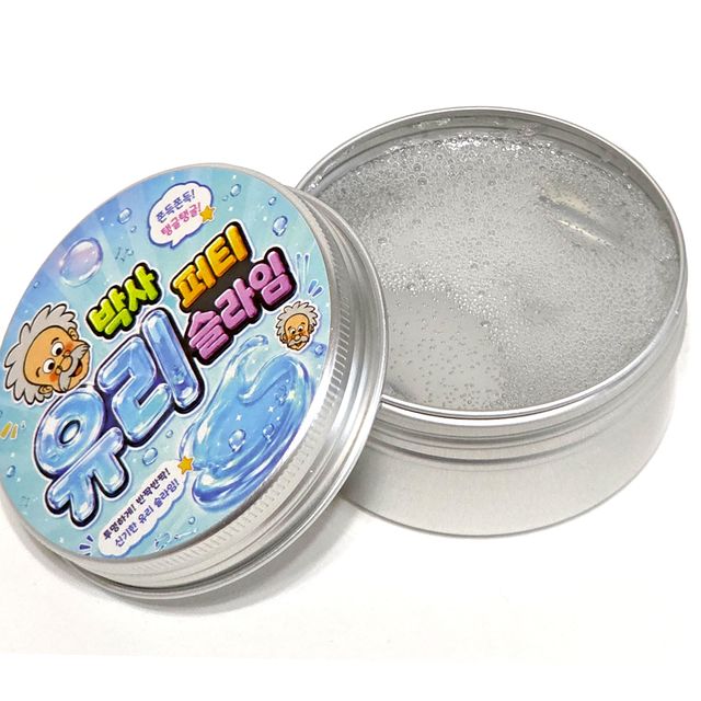 박사 유리 퍼티 슬라임 클리어 촉감놀이 말랑이 (4개) - 이미지 4