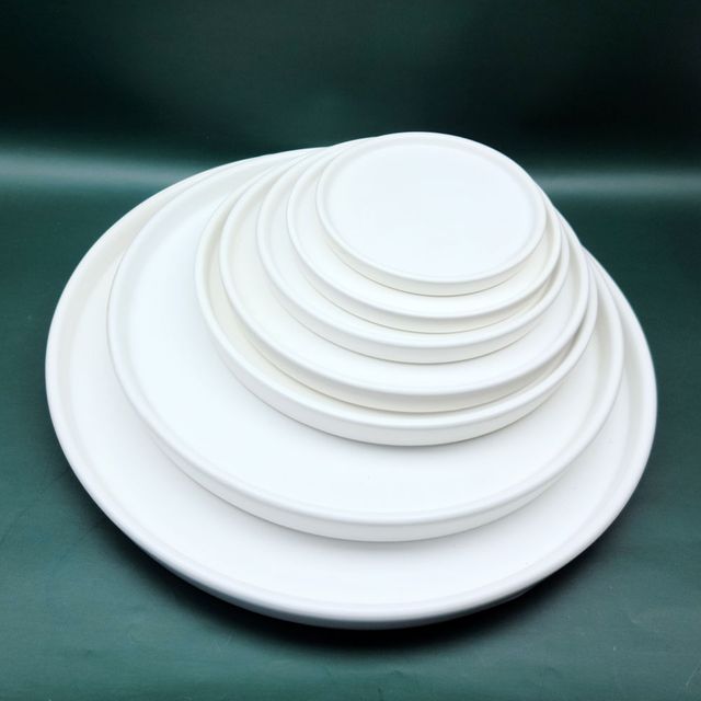모던 도기 화분 받침 D15 내경 15cm 화이트 - 이미지 2