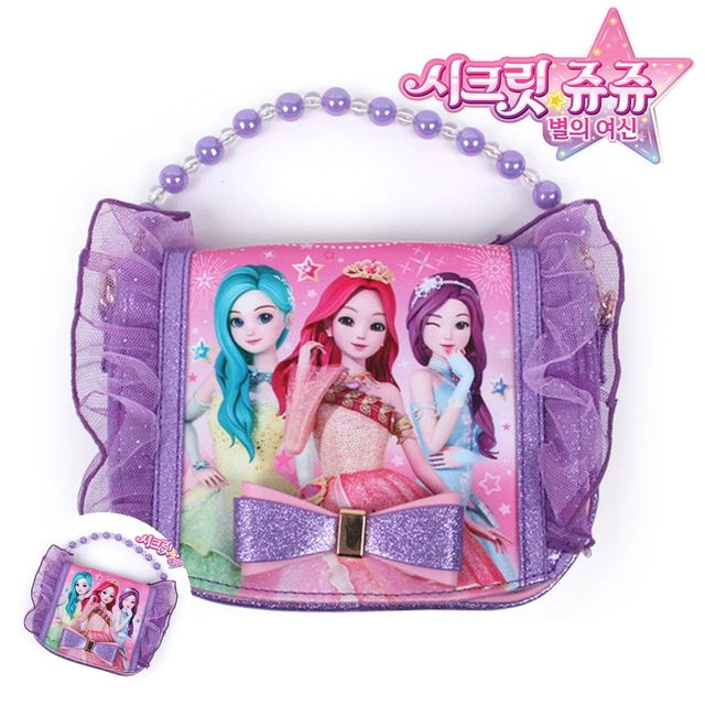 아동크로스가방 간식가방 쥬쥬 퍼플선샤인 크로스백