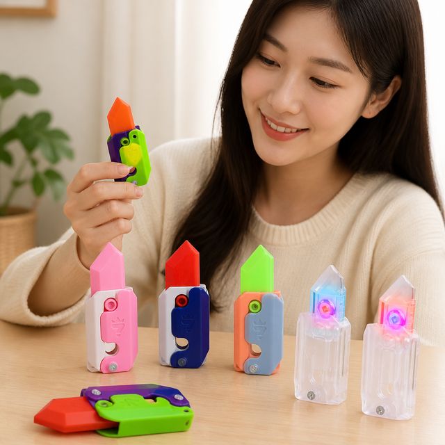 야광 당근칼 피젯토이 루미너스 서플라이 스트레스 해소 완구