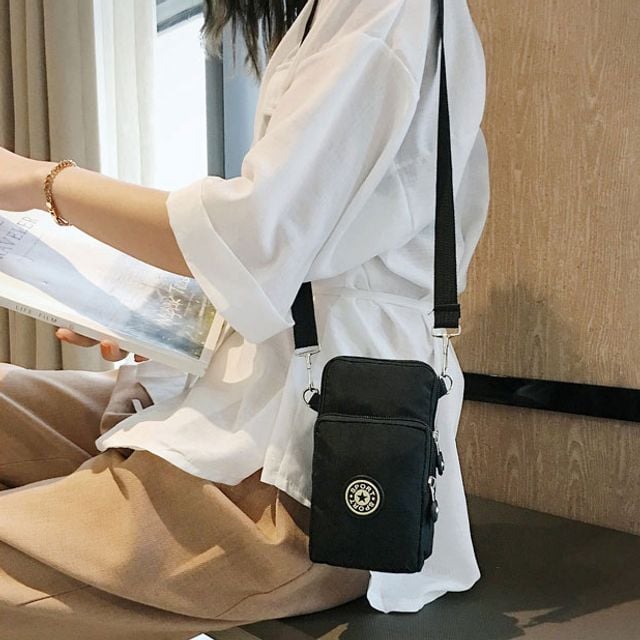 미니 암밴드 크로스백 핸드폰 여행 여권 가방