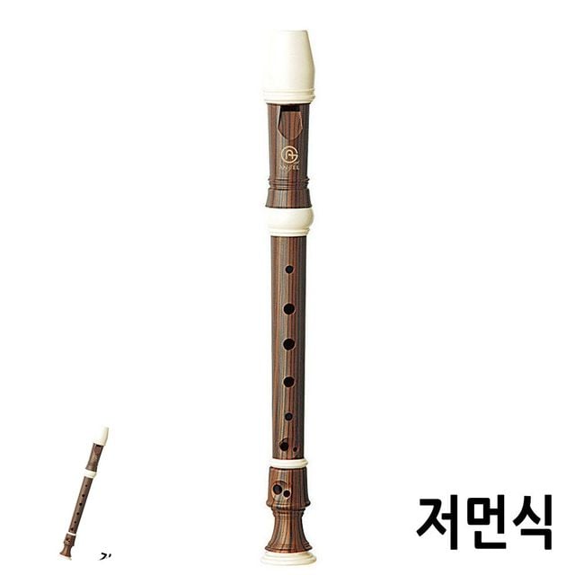 음악수업준비물 입문자리코더 우드 소프라노 리코더 AWR-SW 저먼식