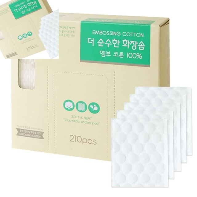 더순수한 화장솜 부드러운패드 화장솜대용량 대용량화장솜 늘어나는화장솜
