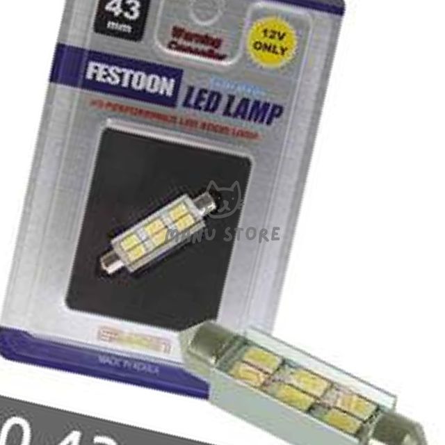 자동차실내등led전구 led차량실내무드등 T10 5630 Power LED 6P 43mm