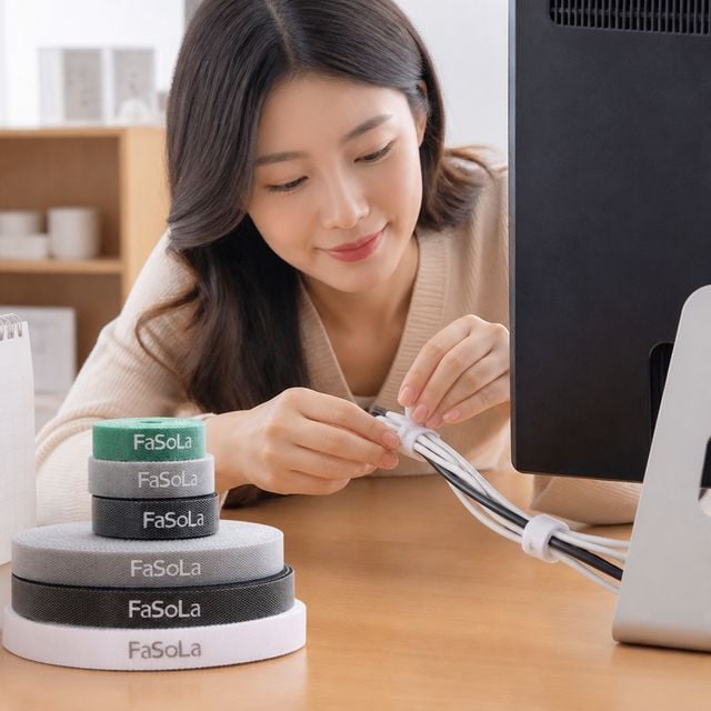 파솔라 전선정리 케이블타이 잘라쓰는 선정리함 책상 사무실 케이블 전선 정리