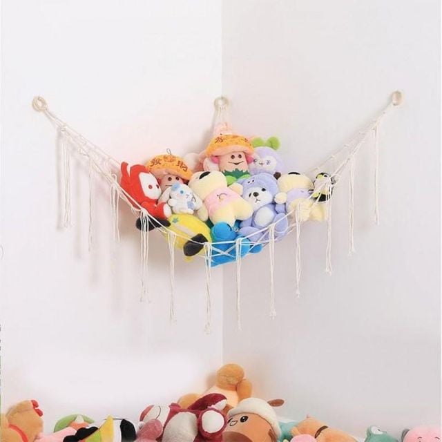 그물망 해먹 벽걸이 벽장식 인형해먹 인테리어소품 촬영소품 인테리어 모형 벽장식 아이템 소품 인형