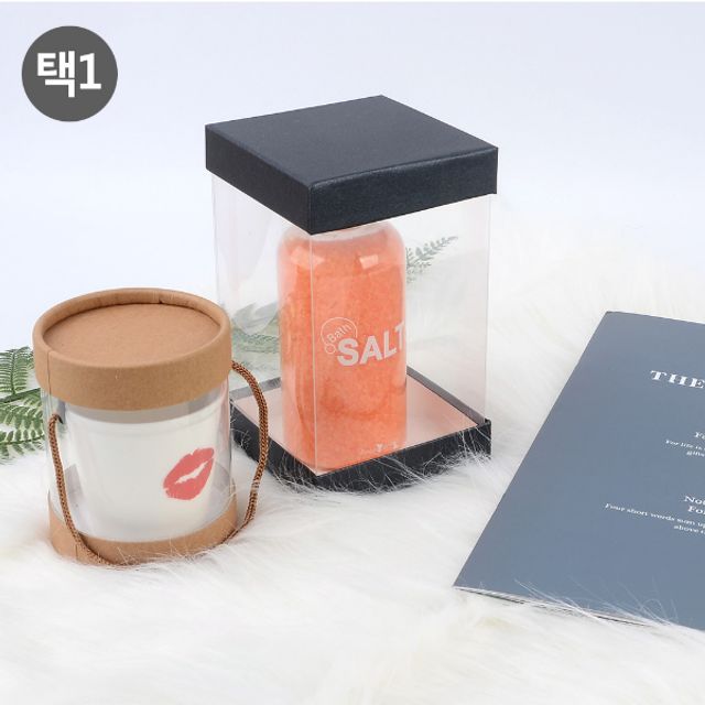 투명 사각 원형 선물포장 케이스 답례품상자