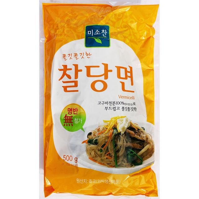 찰당면(미소찬 500g)X20 찰진당면 당면 소용량당면 잡