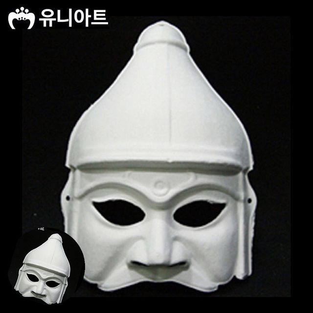 캐릭터가면 여자가면 장군탈 종이탈 반가면 5개입