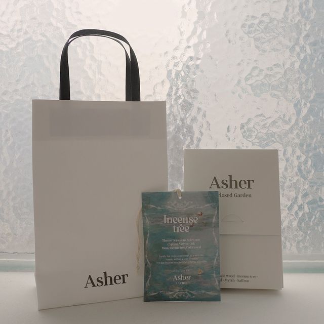 Asher 사쉐 실내 고체 종이 방향제 샤쉐 6type (향낭 걸이형 퍼퓸 향기 집들이 교회 기독교 목사님 선물) - 이미지 5