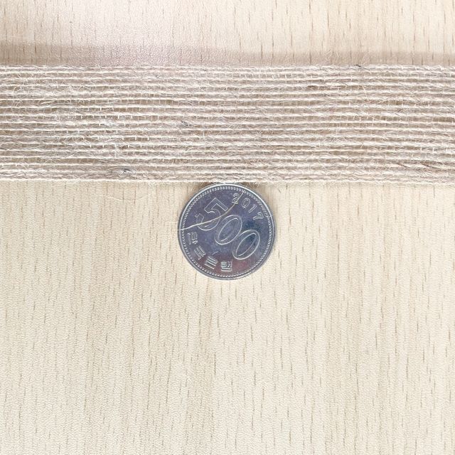 마 황마 리본 끈 30mm - 이미지 2