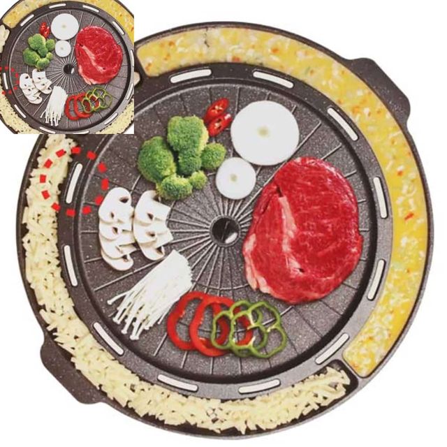 롯데 치즈계란 구이팬 치즈팬 업소용구이판 가정용삼겹살불판 원형구이판