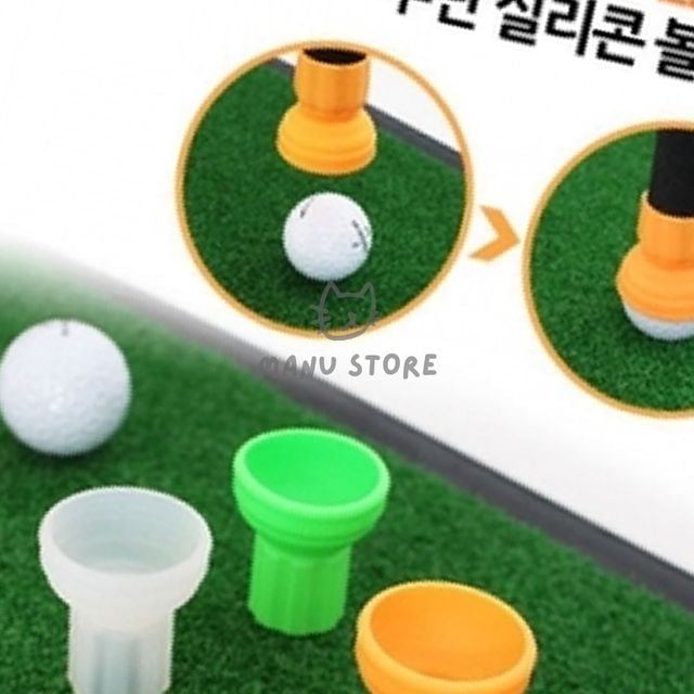 골프선물 골프볼마크 버디 실리콘 볼 픽업기