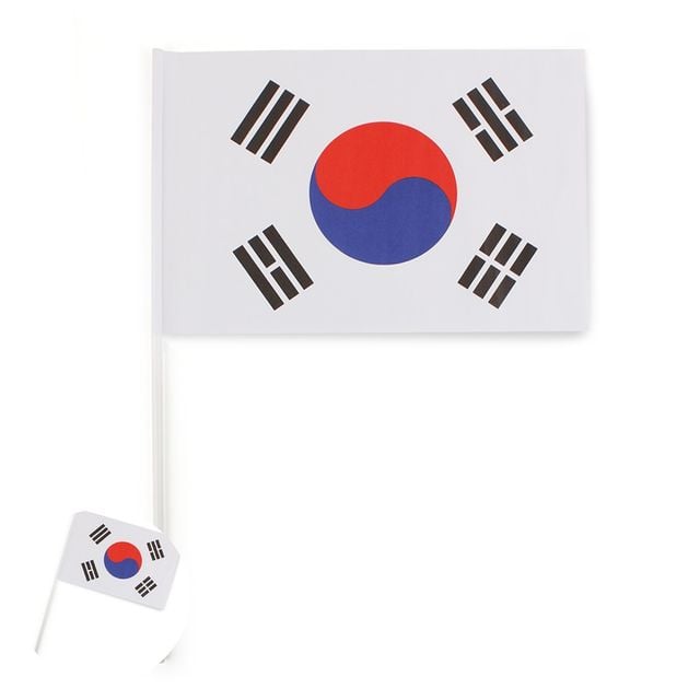 미니태극기 행사데코 종이 태극기 50개입