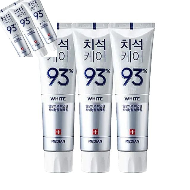 메디안 케어 치약 3개입 성인용치약 튜브형구강관리 구취제거용 가정위생용품