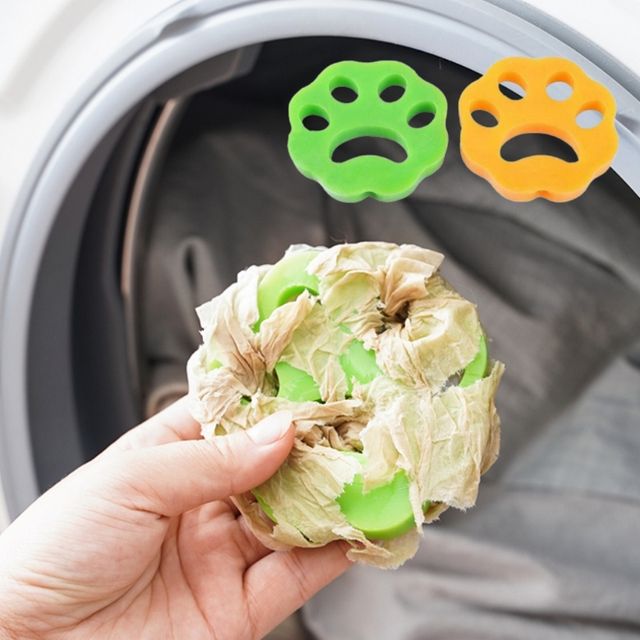 실리콘 털 먼지제거 세탁볼 빨래볼 세탁필터 ver.2