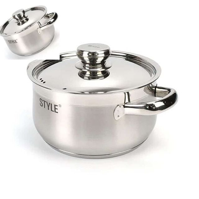 인덕션겸용 삼중바닥 스텐 양수냄비 26cm 조리냄비 찌개냄비 주방용품 가정용냄비