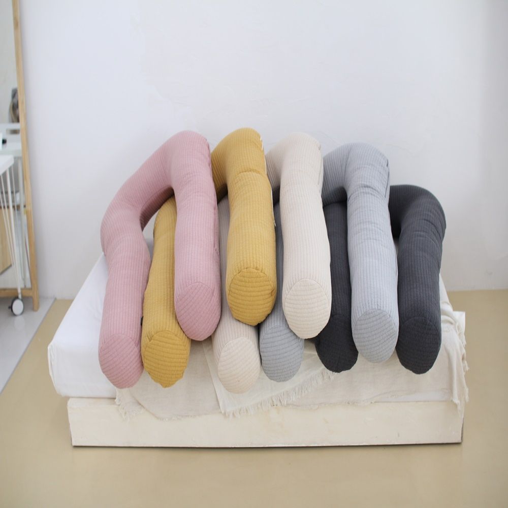 U자형 임산부 바디필로우 - 숙면을 위한 대형 전신 쿠션