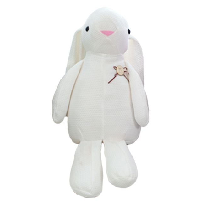 해피니 쿠션 냉감 애착인형 래빗 화이트 아이스 여름 쿠션인형 - 이미지 1