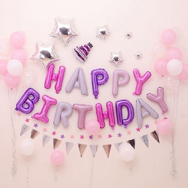 (헨리제이에스)생일패브릭 포스터 홈파티 포토존 중형