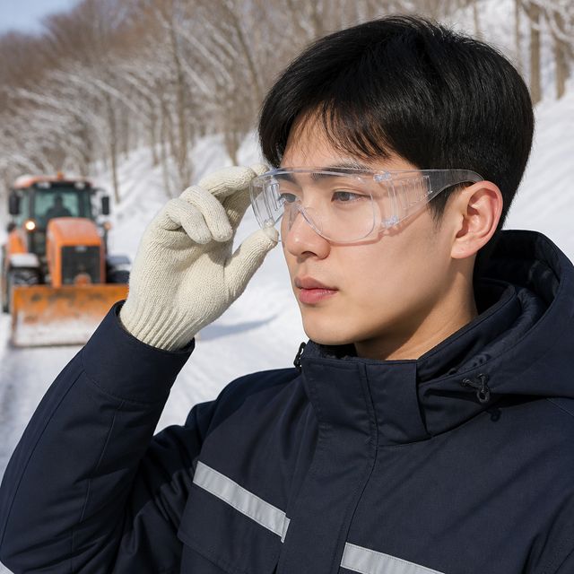 눈 작업현장 보안경 작업용 보안안경