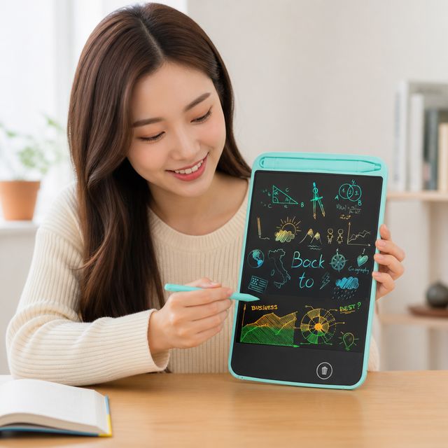 전자칠판 LCD 메모보드 1P 디지털 메모판 필기 노트 공부 교구 - 이미지 1