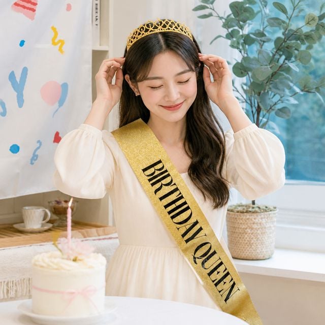 미스코리아 머리띠 왕관 생일 파티 용품
