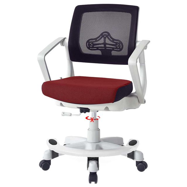 조던FS-WH 무회전 발받침 집중력의자 메쉬의자 책상용 ergonomic - 이미지 8