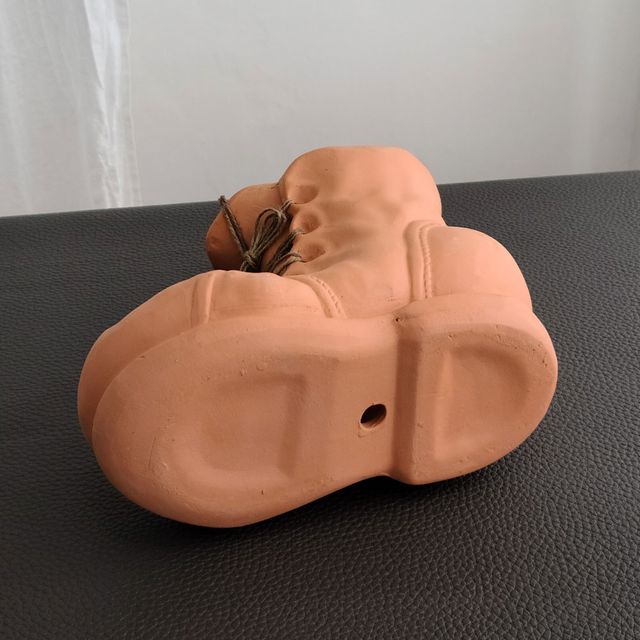 인테리어 신발 토분 화분 워커 부츠 소 12x19cm - 이미지 3