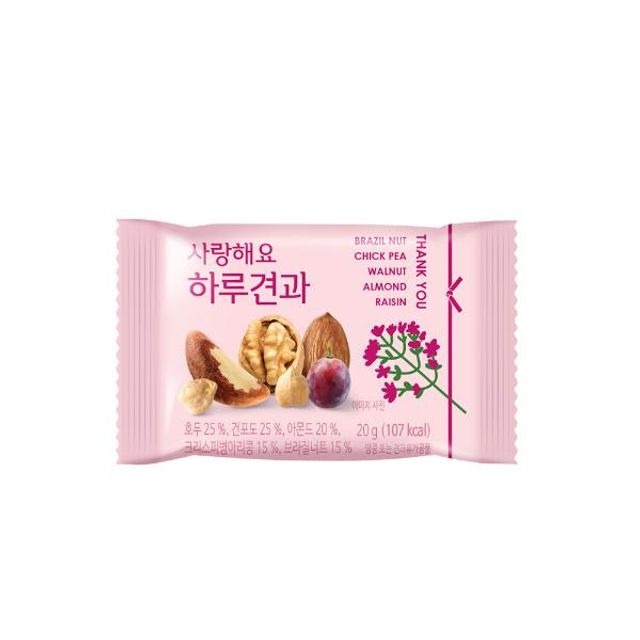 하루견과 사랑해요 믹스넛 20g 30개입 선명농수산