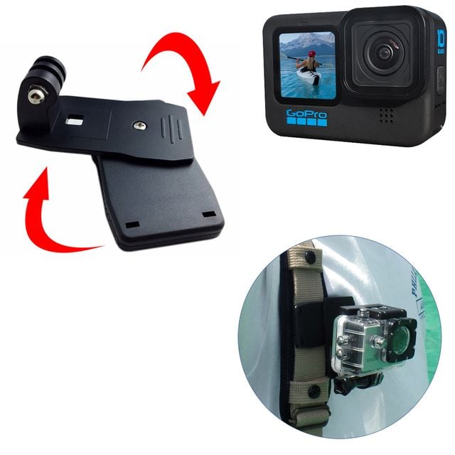 GOPRO10 호환 액션캠 집게 클립 마운트 백팩 모자 스트랩 고프로 10