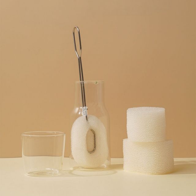 텀블러 세척솔 젖병 물병 컵브러쉬 스펀지 세트 ROS-1009944 - 이미지 2