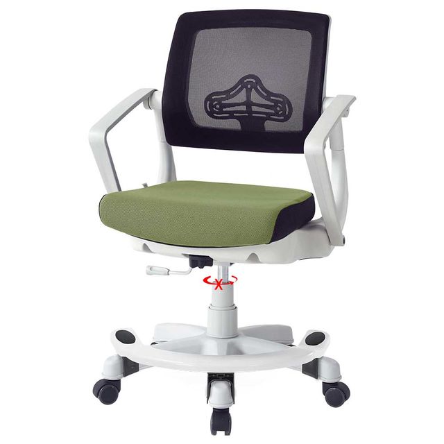 조던FS-WH 무회전 발받침 집중력의자 메쉬의자 책상용 ergonomic - 이미지 5