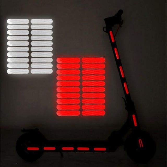 자전거 고휘도 킥보드 20매 스티커 안전 반사 테이프 리플렉터 화물차용품 야광